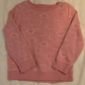 Cat & Jack Pink Dino Print Sweatshirt
